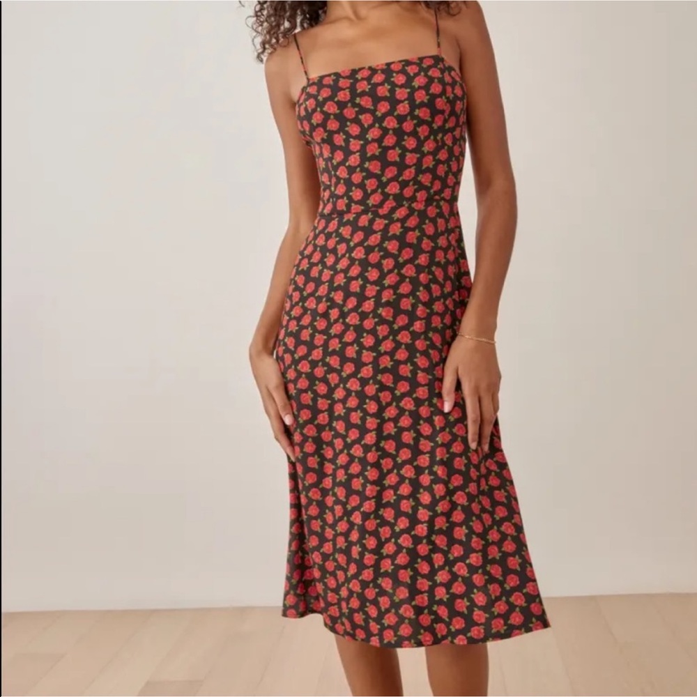 Reformation Peach Dress